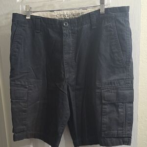 Dockers Black Men's Cargo Shorts with Flap Pockets
